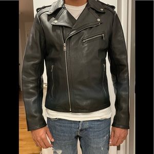 H&M biker leather